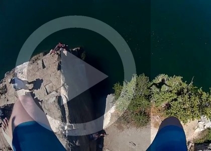 Arrowhead Lake Cliff Jumping | aquasport.tv