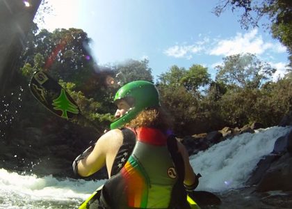 Shon Bollock Waterfall Drop - First Descent | aquasport.tv