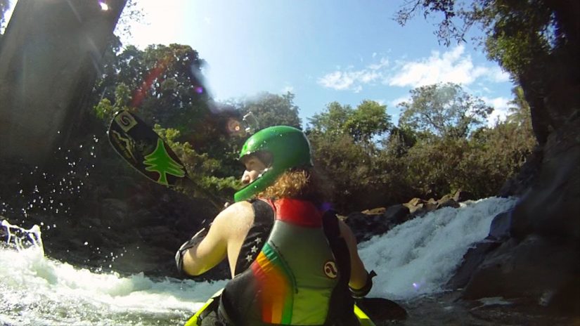 Shon Bollock Waterfall Drop - First Descent | aquasport.tv