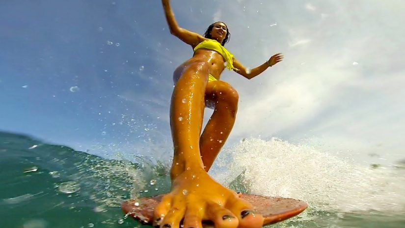 North Shore Cruising With Kelia Moniz - ASP Women's Longboard Champion | aquasport.tv