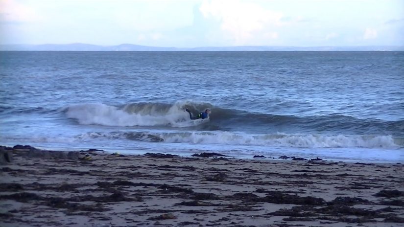 Bodyboarding Wales UK.