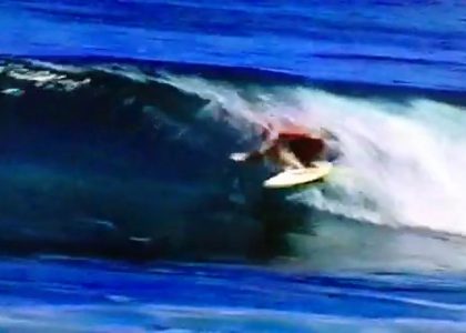 Old film clips from a surf session at a Pacific Island reef break. | aquasport.tv