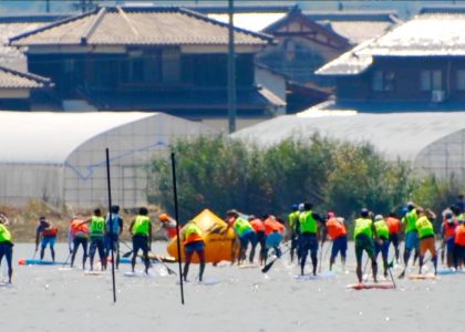 Part 1 [Start] 6 km 漕gimashou Class! BIWAKO CUP 2017 | aquasport.tv