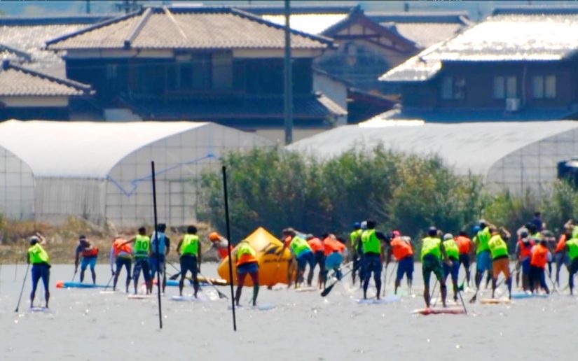 Part 1 [Start] 6 km 漕gimashou Class! BIWAKO CUP 2017 | aquasport.tv