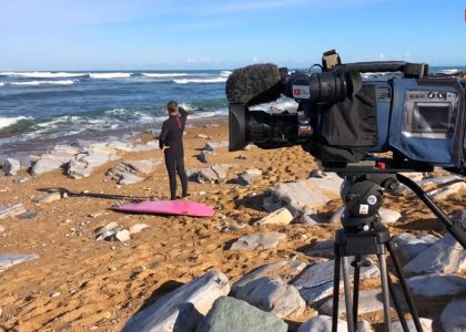 Saint Jean de Luz Lafitnia on All Saints Day ESTV Euskadi Surf TV